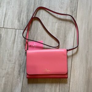 NWT Kate Spade Pink Kerri Crossbody Purse, One Size